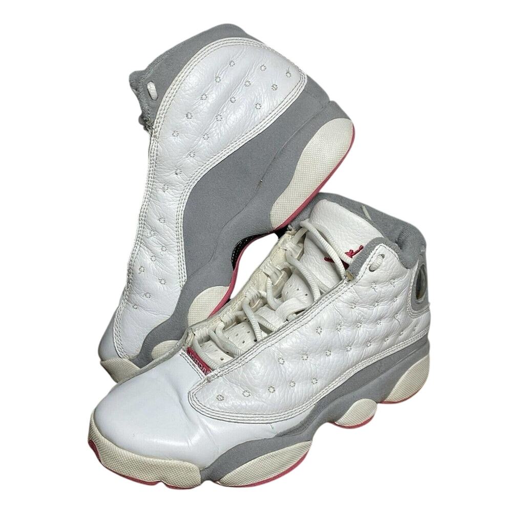 Nike Air Jordan XIII 13 Retro GS White Sneaker Youth Shoe Size 4 Y